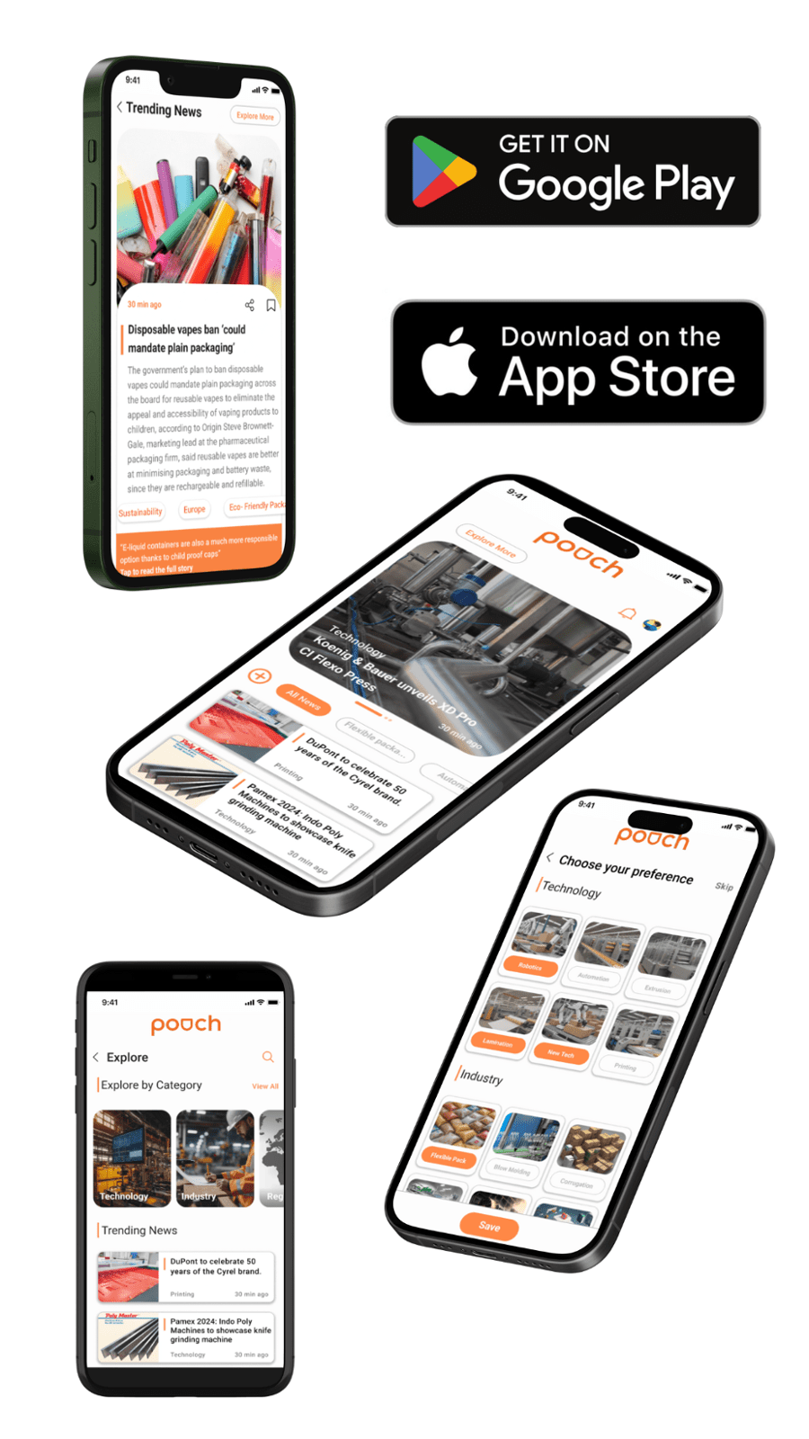 POUCH news App